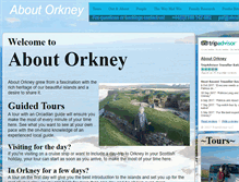 Tablet Screenshot of aboutorkney.com